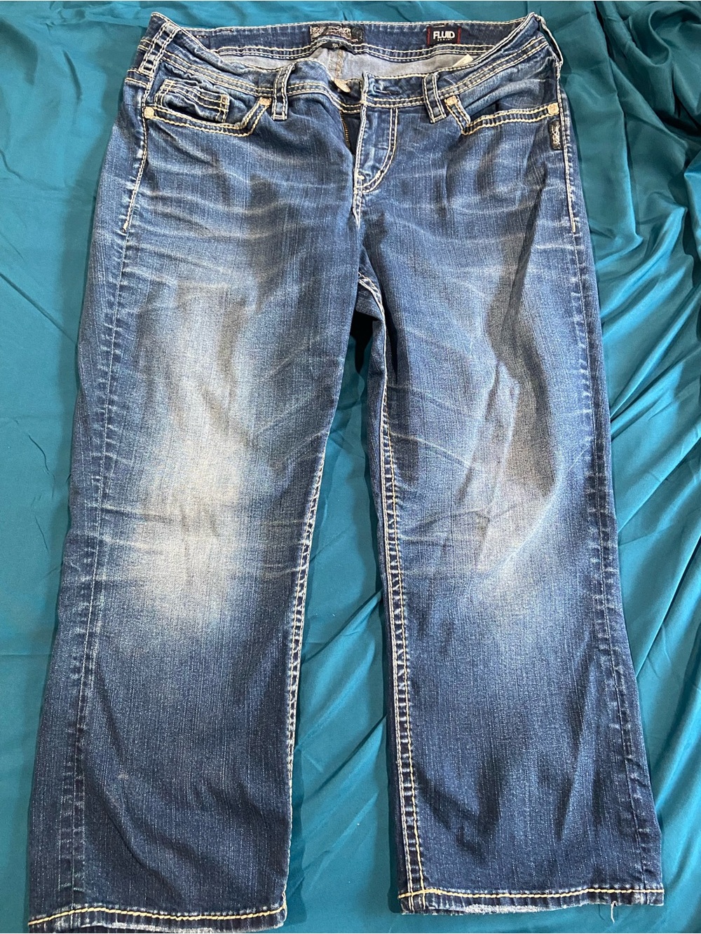 Women's Silver Capris size 14